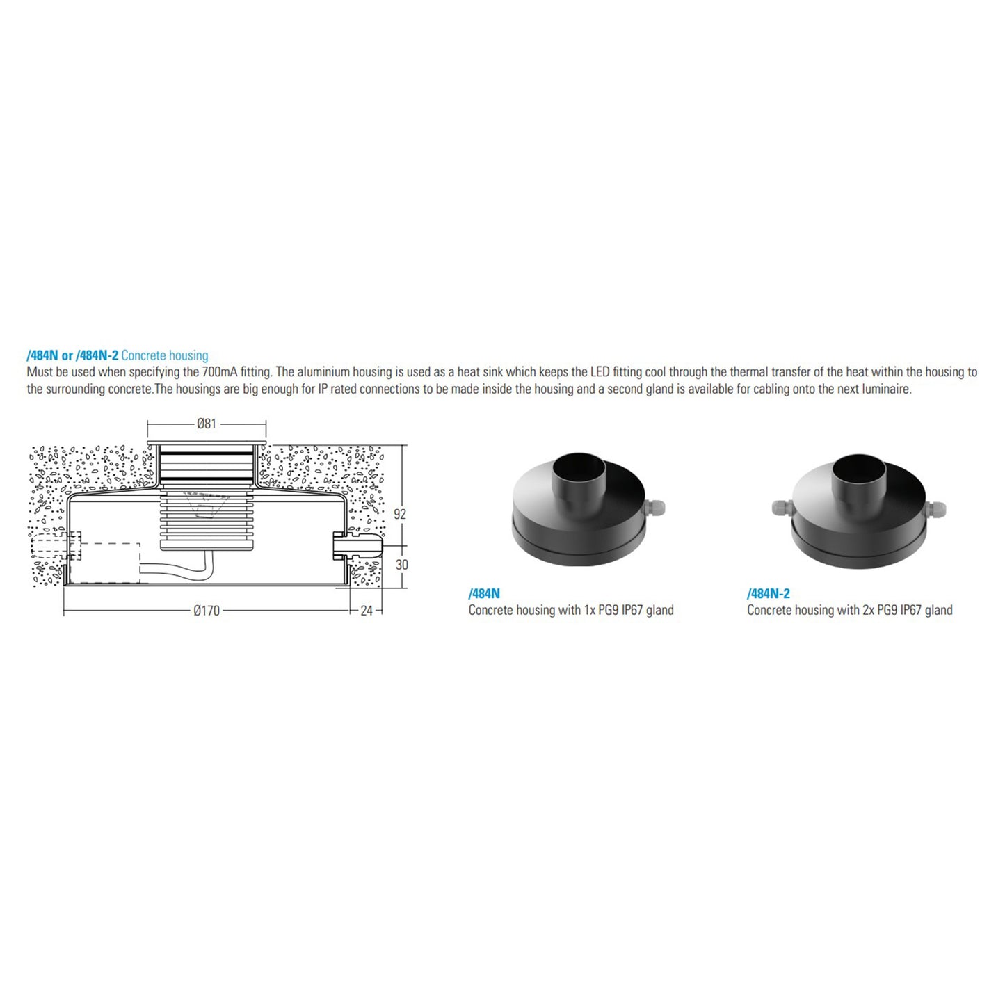 LD151T-E3 LED uplight