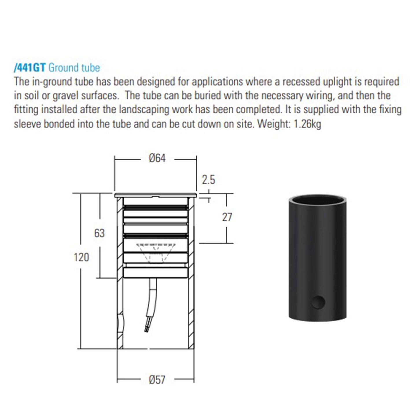 LD141X-E3 compact LED uplight