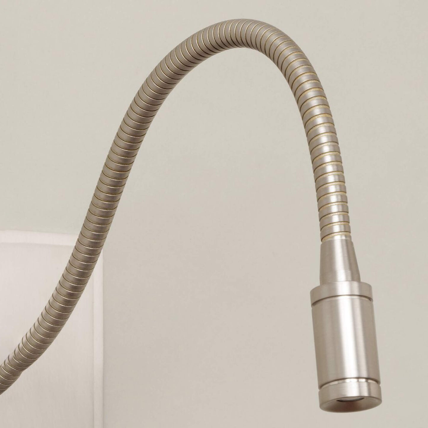 Medway reading light in brushed nickel