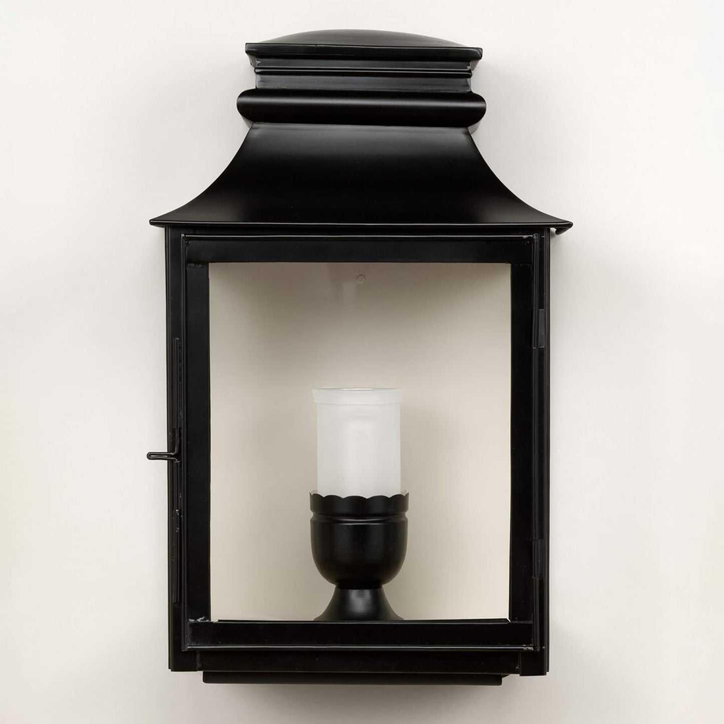 Painted black Valencay external wall light