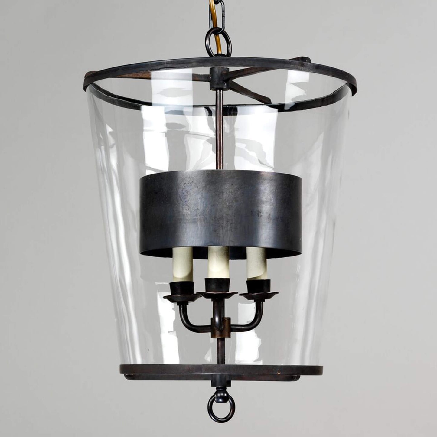 Zurich lantern in bronze with metal shade